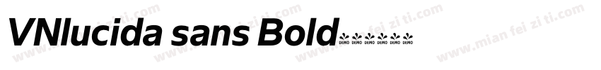 VNlucida sans Bold字体转换